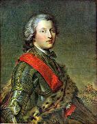 Jjean-Marc nattier Portrait of Pierre Victor Besenval de Bronstatt commander of the Swiss Guards in France. Spain oil painting artist